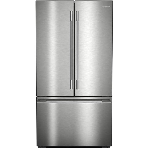  KitchenAid 36-inch, 24 cu. ft. Counter-Dept French 3-Door Refrigerator with Internal Water Dispenser and Ice Maker KRFC236SPS IMAGE 1