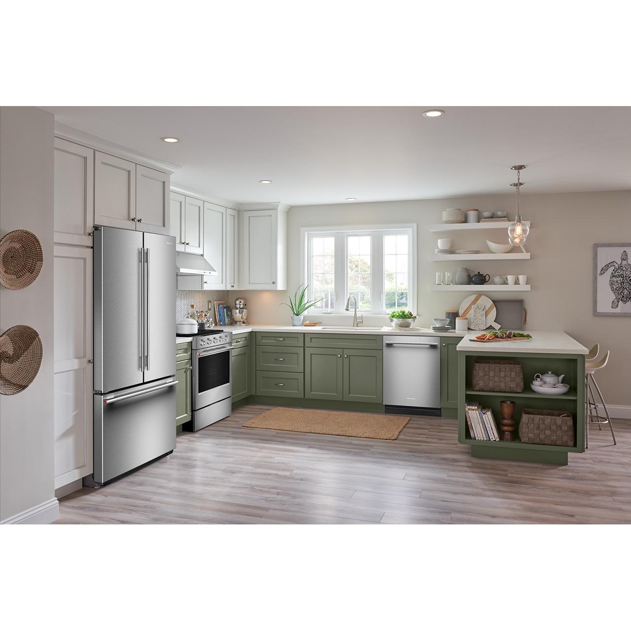  KitchenAid 36-inch, 24 cu. ft. Counter-Dept French 3-Door Refrigerator with Internal Water Dispenser and Ice Maker KRFC236SPS IMAGE 3
