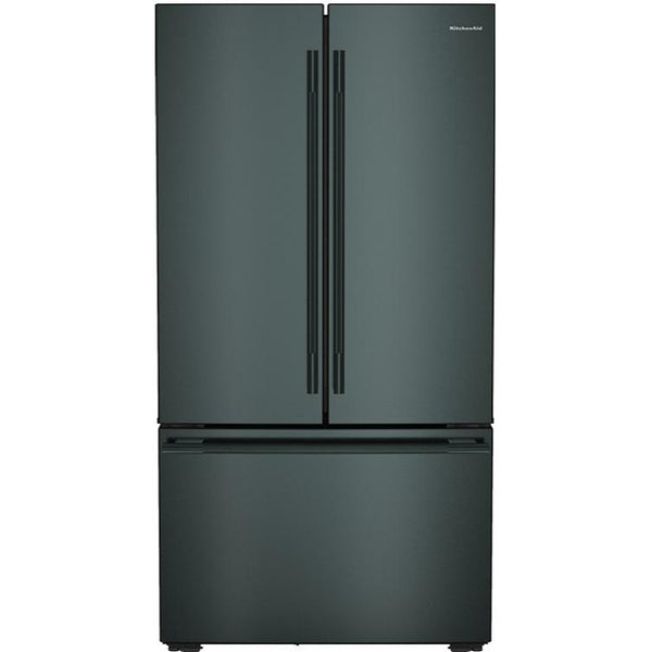  KitchenAid 36-inch, 24 cu. ft. Counter-Dept French 3-Door Refrigerator with Internal Water Dispenser and Ice Maker KRFC236SJP IMAGE 1