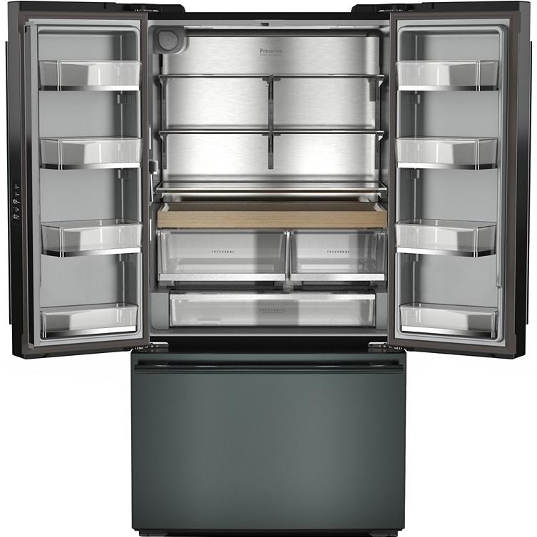  KitchenAid 36-inch, 24 cu. ft. Counter-Dept French 3-Door Refrigerator with Internal Water Dispenser and Ice Maker KRFC236SJP IMAGE 2