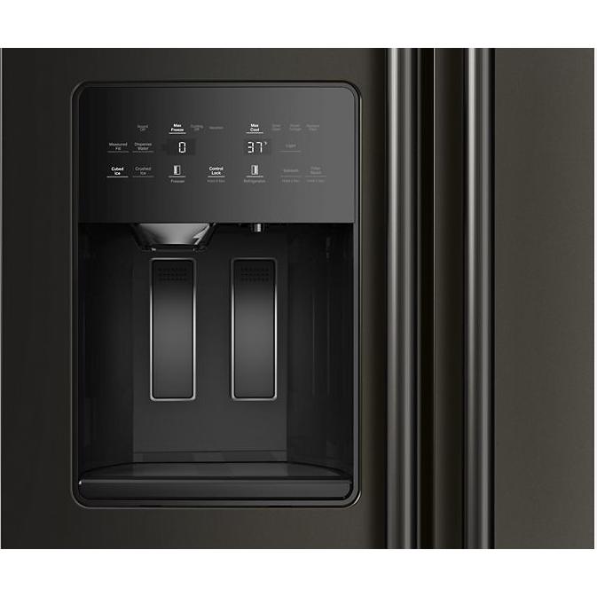  KitchenAid 36-inch, 20.8 cu. ft. Counter-Depth, Side-by-Side Refrigerator with Ice and Water Dispenser KRSC536RBE IMAGE 5