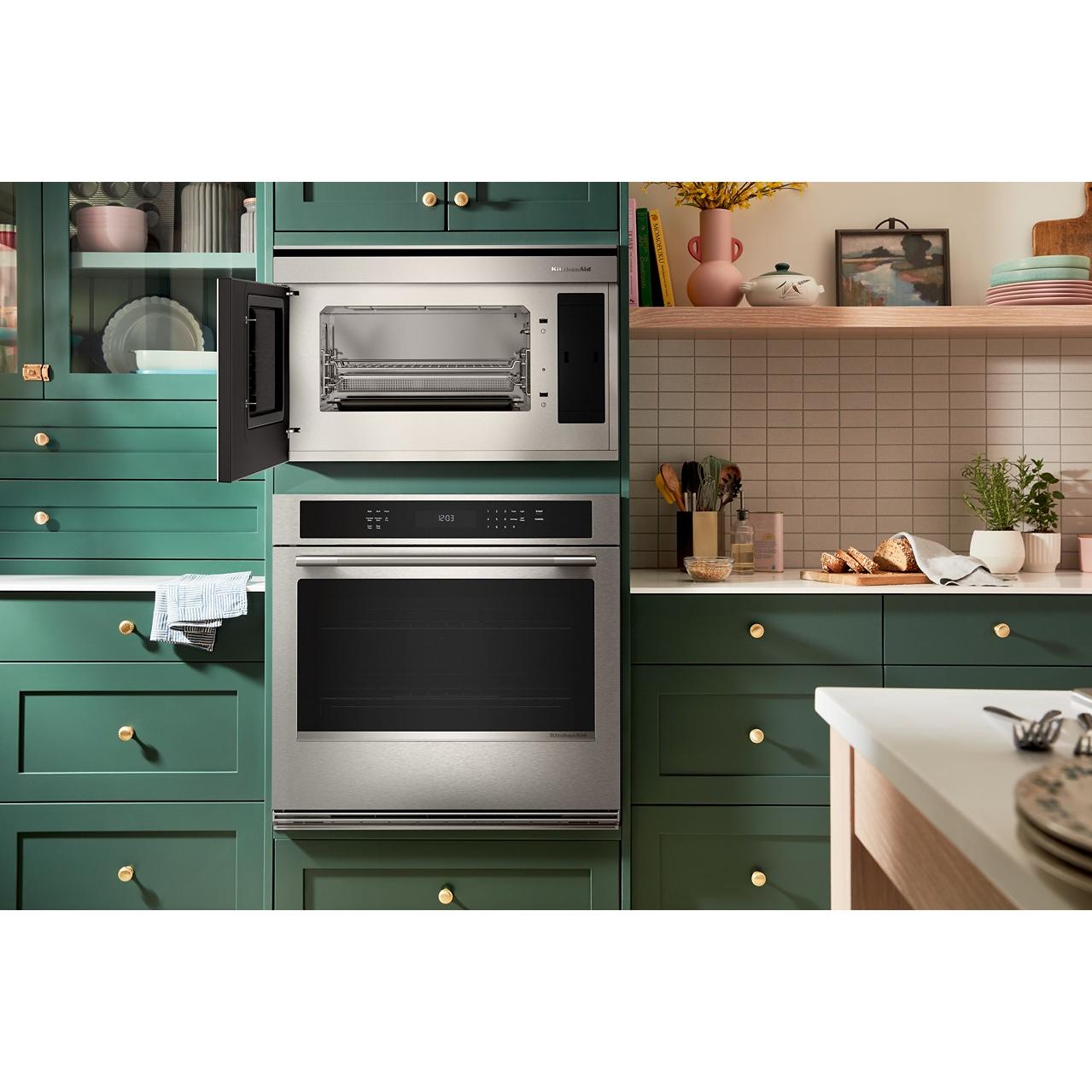  KitchenAid 30-inch, 1.1 cu. ft. Built-in Microwave Oven with Air Fry Mode YKMBT730SPS IMAGE 12