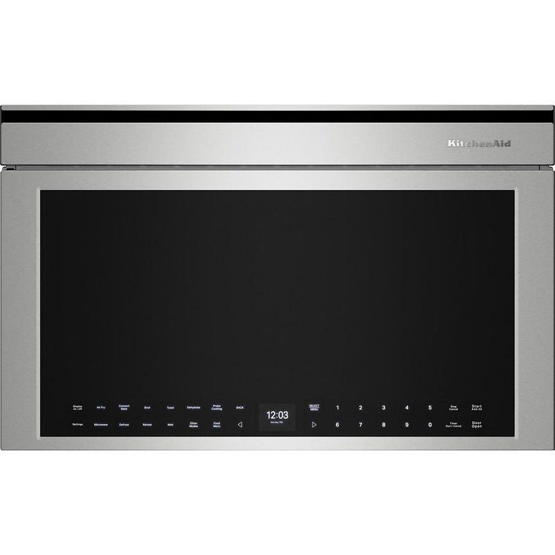  KitchenAid 30-inch, 1.1 cu. ft. Built-in Microwave Oven with Air Fry Mode YKMBT730SPS IMAGE 1