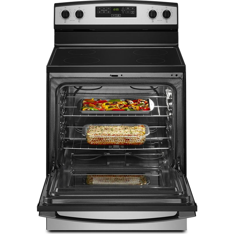  Amana 30-inch Electric Range with Extra-Large Oven Window YAER6203MSS IMAGE 3