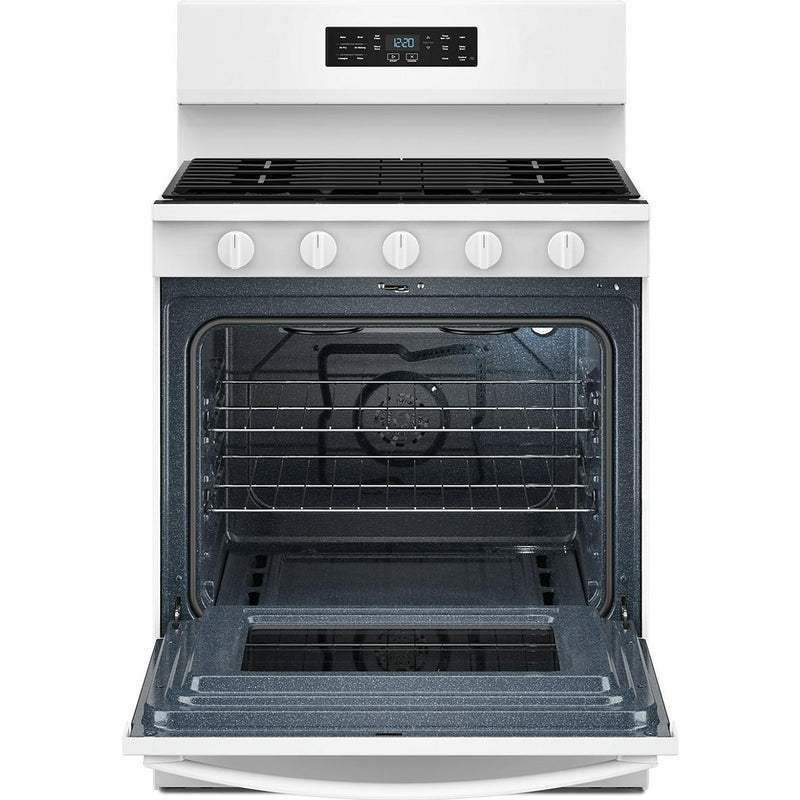  Whirlpool 30-inch Gas Range with Air Cooking Technology WFGS5730SW IMAGE 2