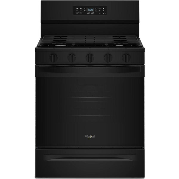  Whirlpool 30-inch Gas Range with Air Cooking Technology WFGS5730SB IMAGE 1