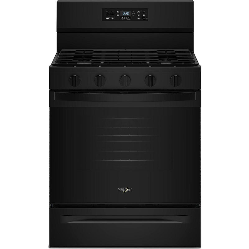  Whirlpool 30-inch Gas Range with Air Cooking Technology WFGS5730SB IMAGE 1
