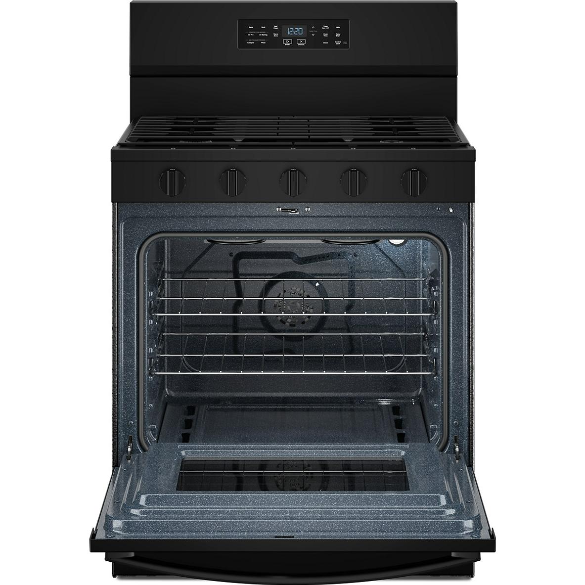 Whirlpool 30-inch Gas Range with Air Cooking Technology WFGS5730SB IMAGE 2