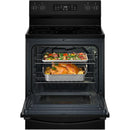  Whirlpool 30-inch Electric Range with Air Cooking Technology and Steam Clean YWFES4530SB IMAGE 3