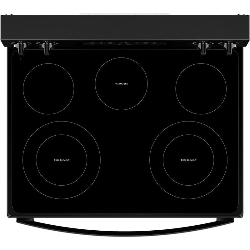  Whirlpool 30-inch Electric Range with Air Cooking Technology and Steam Clean YWFES4530SB IMAGE 4