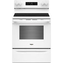  Whirlpool 30-inch Electric Range with Air Cooking Technology and Steam Clean YWFES4530SW IMAGE 1
