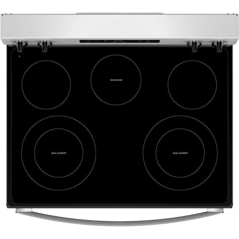  Whirlpool 30-inch Electric Range with Air Cooking Technology and Steam Clean YWFES4530SZ IMAGE 4