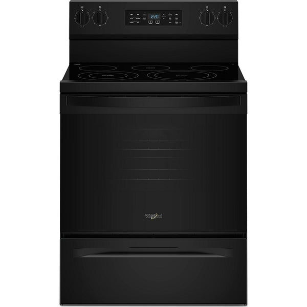 Whirlpool 30-inch Electric Range with Air Cooking Technology YWFES5730SB IMAGE 1