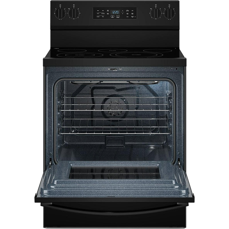  Whirlpool 30-inch Electric Range with Air Cooking Technology YWFES5730SB IMAGE 2