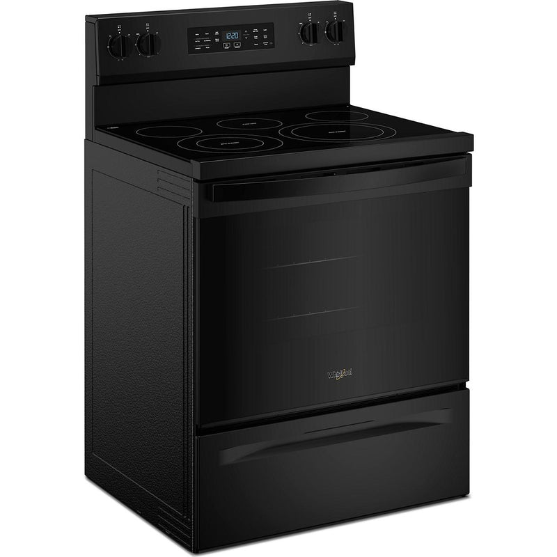  Whirlpool 30-inch Electric Range with Air Cooking Technology YWFES5730SB IMAGE 5