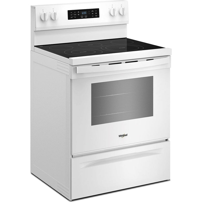  Whirlpool 30-inch Electric Range with Air Cooking Technology YWFES5730SW IMAGE 5