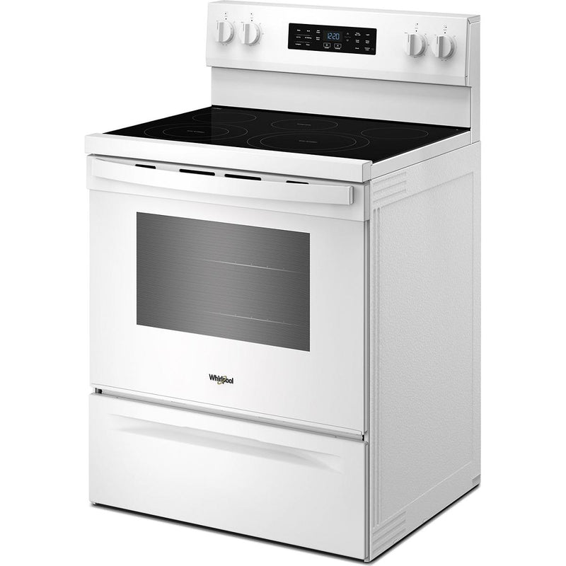  Whirlpool 30-inch Electric Range with Air Cooking Technology YWFES5730SW IMAGE 6