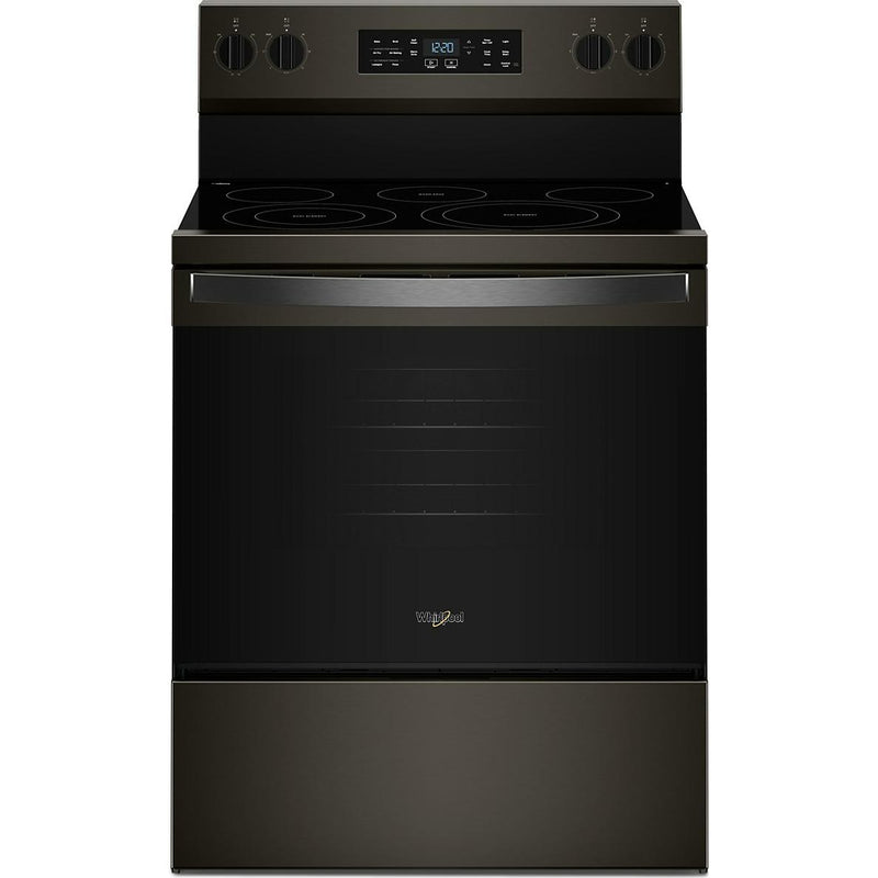  Whirlpool 30-inch Electric Range with Air Cooking Technology YWFES5730SV IMAGE 1