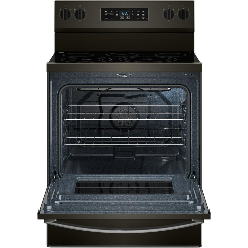  Whirlpool 30-inch Electric Range with Air Cooking Technology YWFES5730SV IMAGE 2
