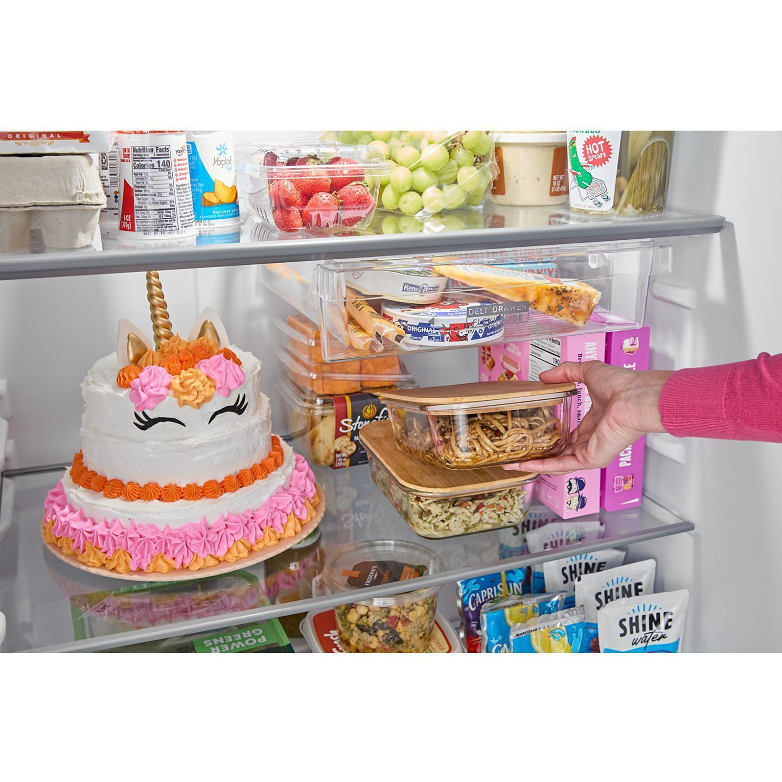  Whirlpool 29.5-inch, 19 Cu. Ft. Top Freezer Refrigerator with Total Coverage Cooling WRTX5419SW IMAGE 7