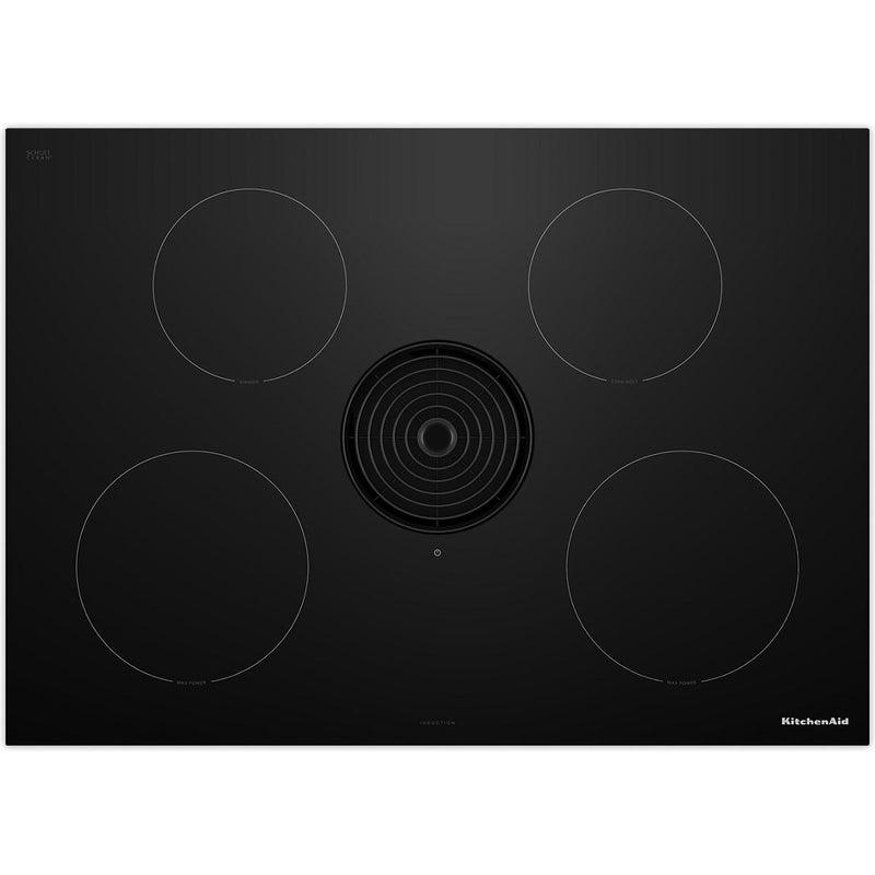  KitchenAid 30-inch Built-in NextGen Induction Cooktop with Downdraft Ventilation System KCID930SBL IMAGE 1