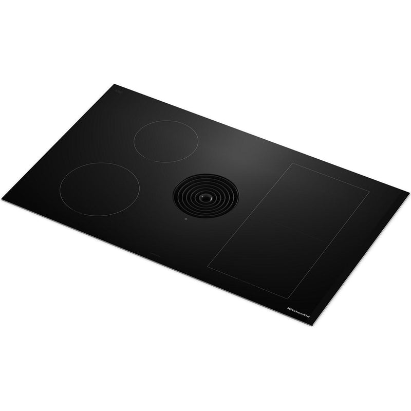  KitchenAid 36-inch Built-in NextGen Induction Cooktop with Downdraft Ventilation System KCID936SBL IMAGE 3