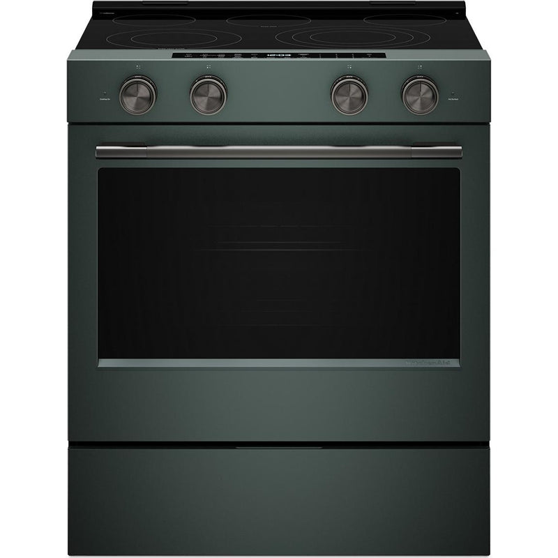  KitchenAid 30-inch Slide-in Electric Range with  Convection Cooking Modes YKSES530SJP IMAGE 1