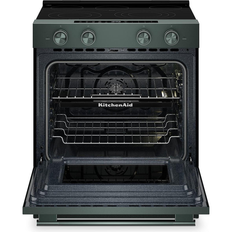  KitchenAid 30-inch Slide-in Electric Range with  Convection Cooking Modes YKSES530SJP IMAGE 3