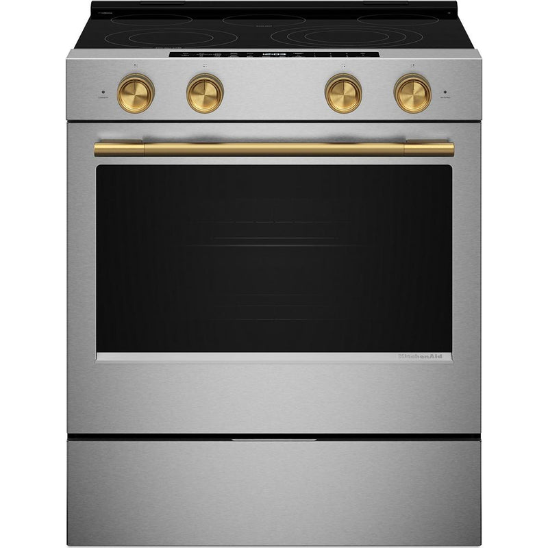  KitchenAid 30-inch Slide-in Electric Range with  Convection Cooking Modes YKSES530SPS IMAGE 5