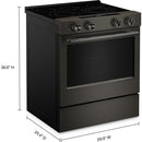  KitchenAid 30-inch Slide-in Electric Range with  Convection Cooking Modes YKSES530SBE IMAGE 13