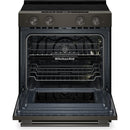  KitchenAid 30-inch Slide-in Electric Range with  Convection Cooking Modes YKSES530SBE IMAGE 3