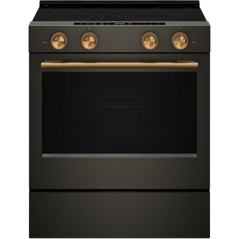  KitchenAid 30-inch Slide-in Electric Range with  Convection Cooking Modes YKSES530SBE IMAGE 4