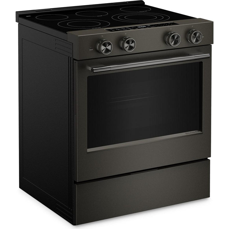  KitchenAid 30-inch Slide-in Electric Range with  Convection Cooking Modes YKSES530SBE IMAGE 8