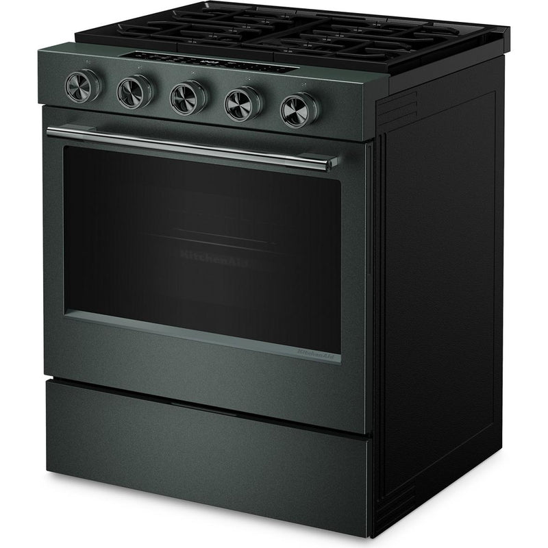  KitchenAid 30-inch Smart Slide-in Gas Range with Convection Cooking Modes and 2-in-1 Burner KSGS530SJP IMAGE 11