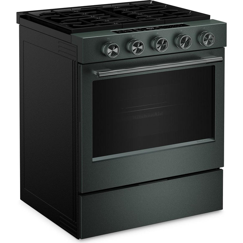  KitchenAid 30-inch Smart Slide-in Gas Range with Convection Cooking Modes and 2-in-1 Burner KSGS530SJP IMAGE 12