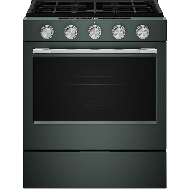  KitchenAid 30-inch Smart Slide-in Gas Range with Convection Cooking Modes and 2-in-1 Burner KSGS530SJP IMAGE 5