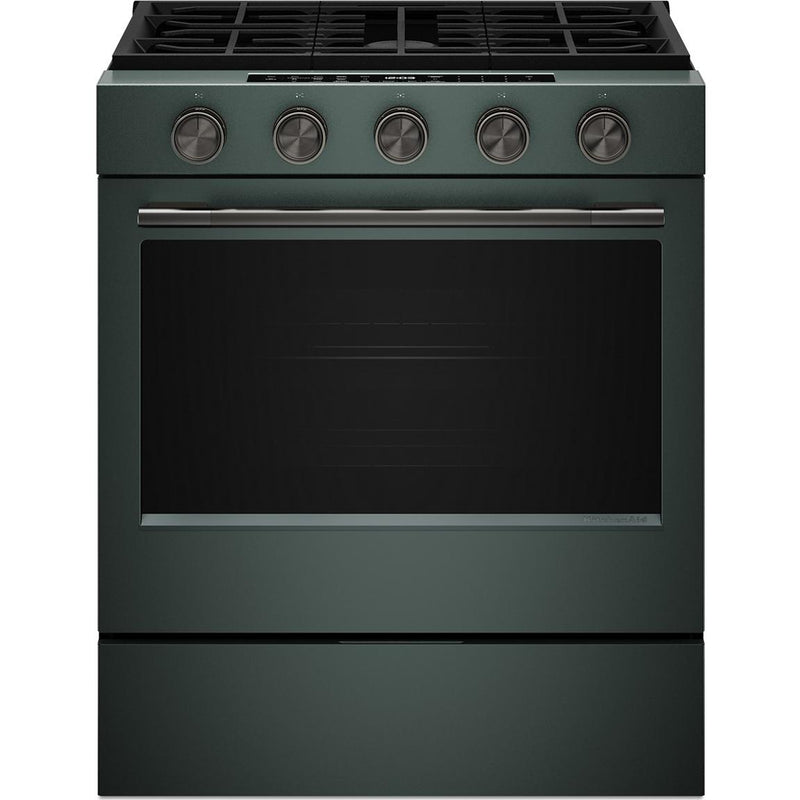 KitchenAid 30-inch Smart Slide-in Gas Range with Convection Cooking Modes and 2-in-1 Burner KSGS530SJP IMAGE 6