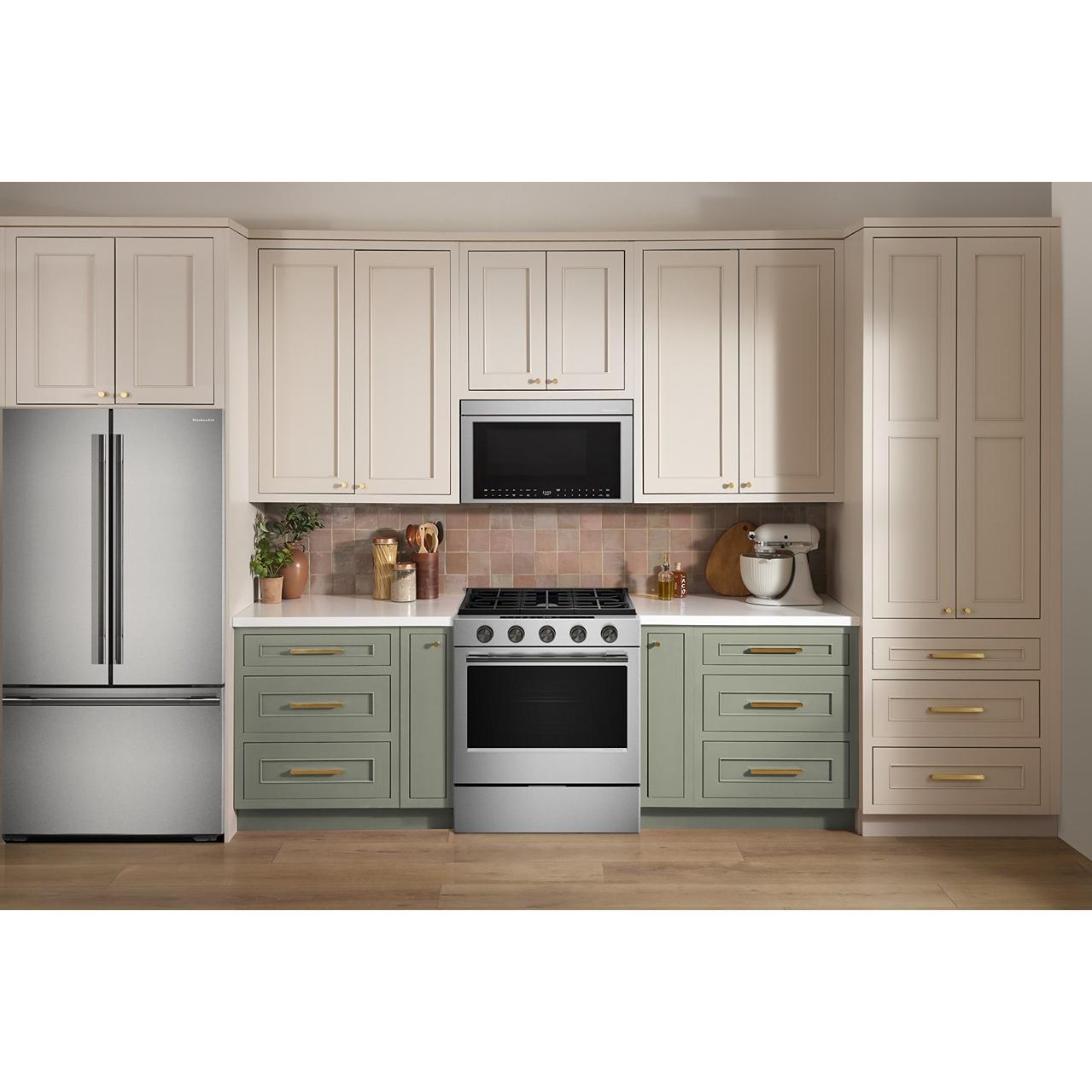  KitchenAid 30-inch Smart Slide-in Gas Range with Convection Cooking Modes and 2-in-1 Burner KSGS530SPS IMAGE 9