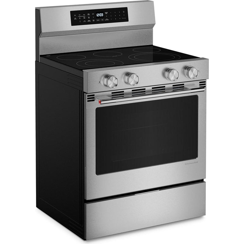  KitchenAid 30-inch Freestanding Electric Range with Wi-Fi YKFES530SPS IMAGE 11