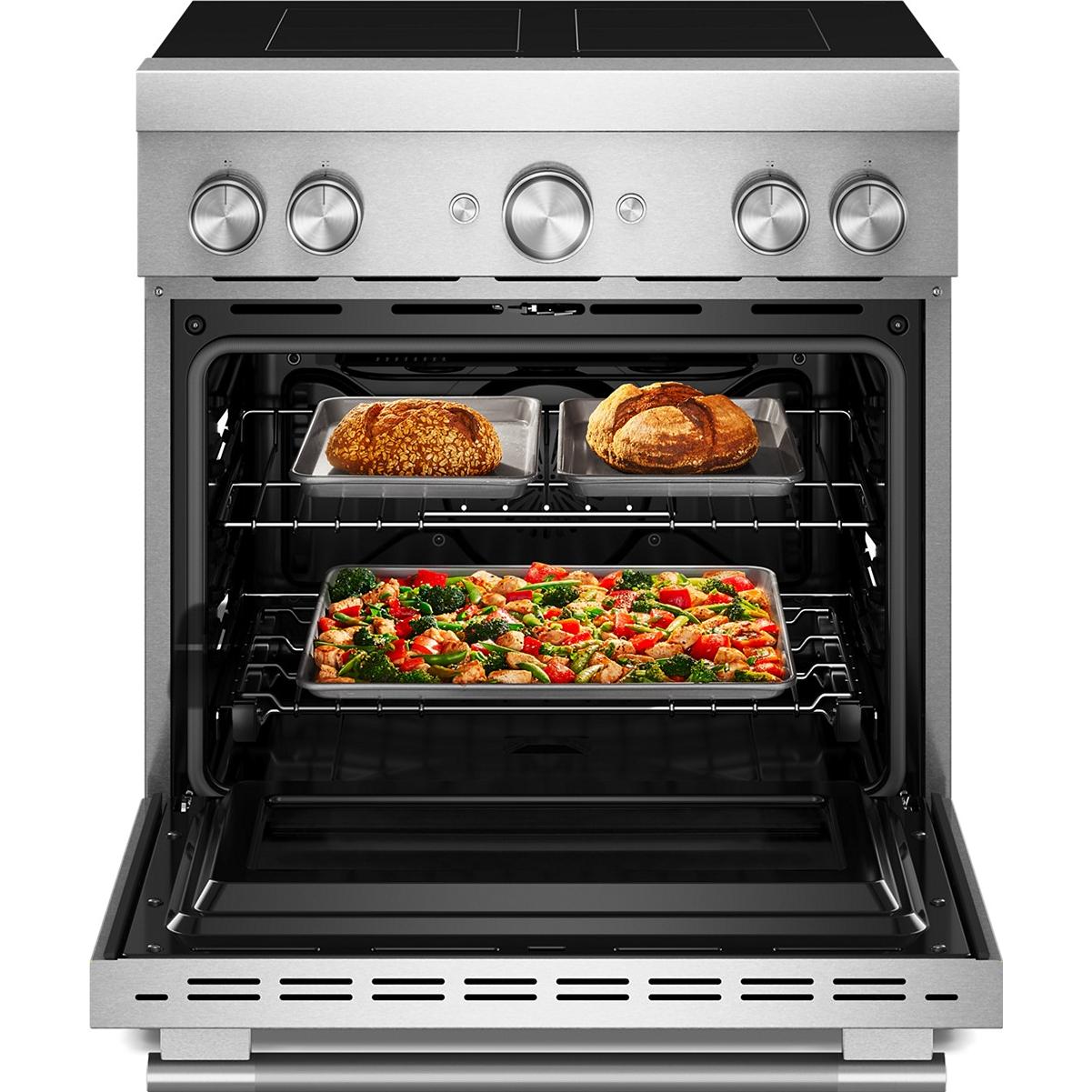  KitchenAid 30-inch Freestanding Induction Range with 4 Elements KFIS930SSS IMAGE 2