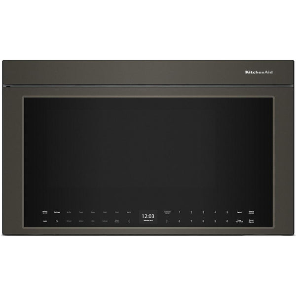  KitchenAid 30-inch, 1.1 cu. ft. Over-the-Range Microwave Oven with Air Fry Technology YKMMF530PBE IMAGE 1