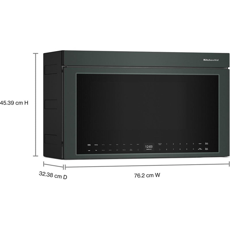  KitchenAid 30-inch, 1.1 cu. ft. Over-the-Range Microwave Oven with Air Fry Technology YKMMF530PJP IMAGE 9