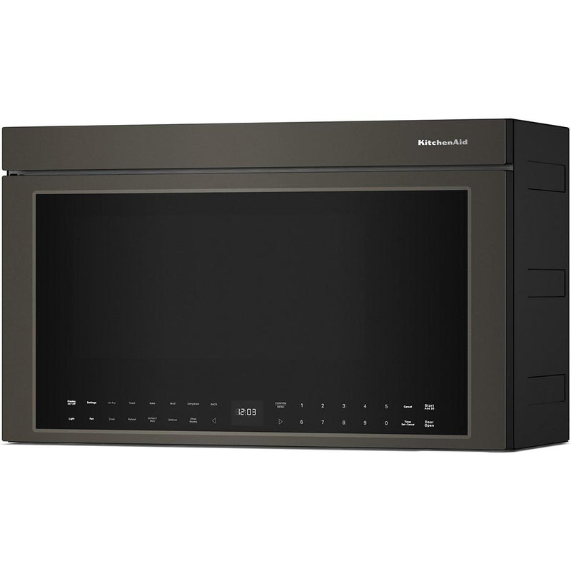  KitchenAid 30-inch, 1.1 cu. ft. Over-the-Range Microwave Oven with Air Fry Technology YKMMF730PBE IMAGE 3
