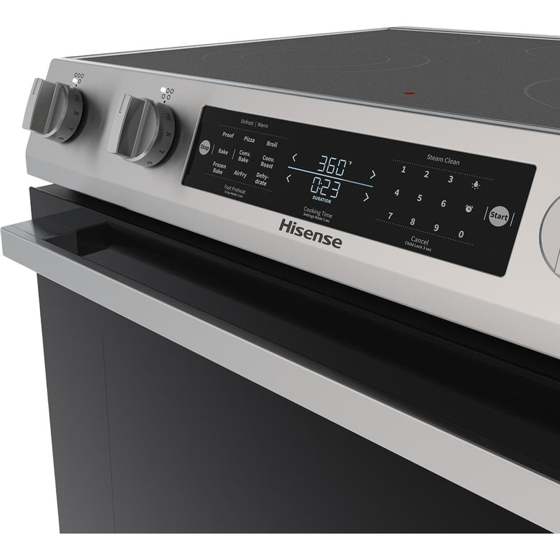  Hisense 30-inch Slide-in Electric Range with Air Fry & Steam Clean HFE3502CAS IMAGE 5