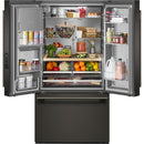  KitchenAid 36-inch French 3-Door Refrigerator with Water and Ice Dispensing System KRFF436SBE IMAGE 2