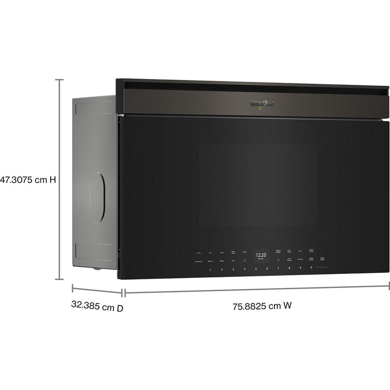  Whirlpool 30-inch 1.1 cu. ft. Built-in Microwave Oven with Air Fry Technology YWMBT7030SV IMAGE 6
