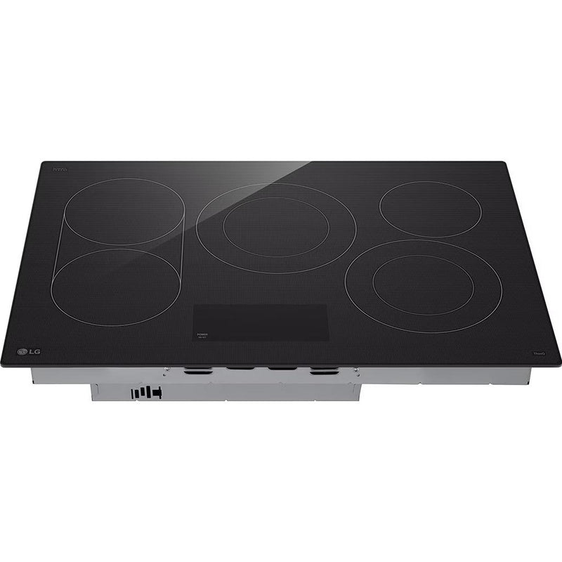  LG 30-inch Built-in Smart Electric Cooktop with 5 elements CBEW3017BE IMAGE 3