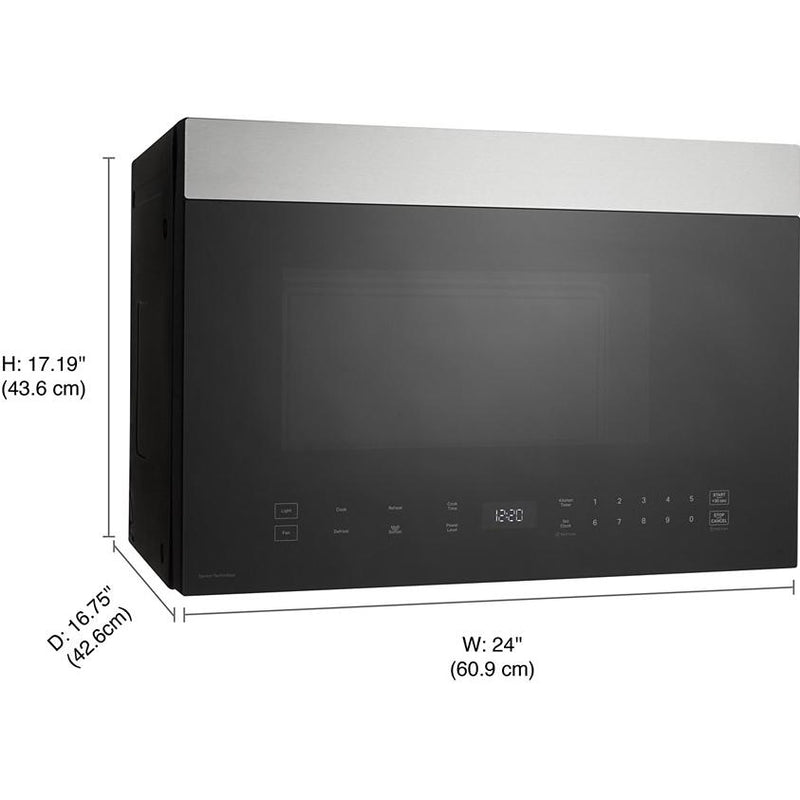  Whirlpool 24-inch, 1.4 cu. ft. Over-the-Range Microwave UMMS5024SS IMAGE 11