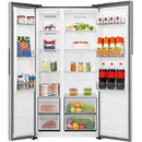  Hisense 36-inch, 19.2 Cu.Ft Side-by-Side Fridge with Recessed Handle RS19A2CSD IMAGE 3
