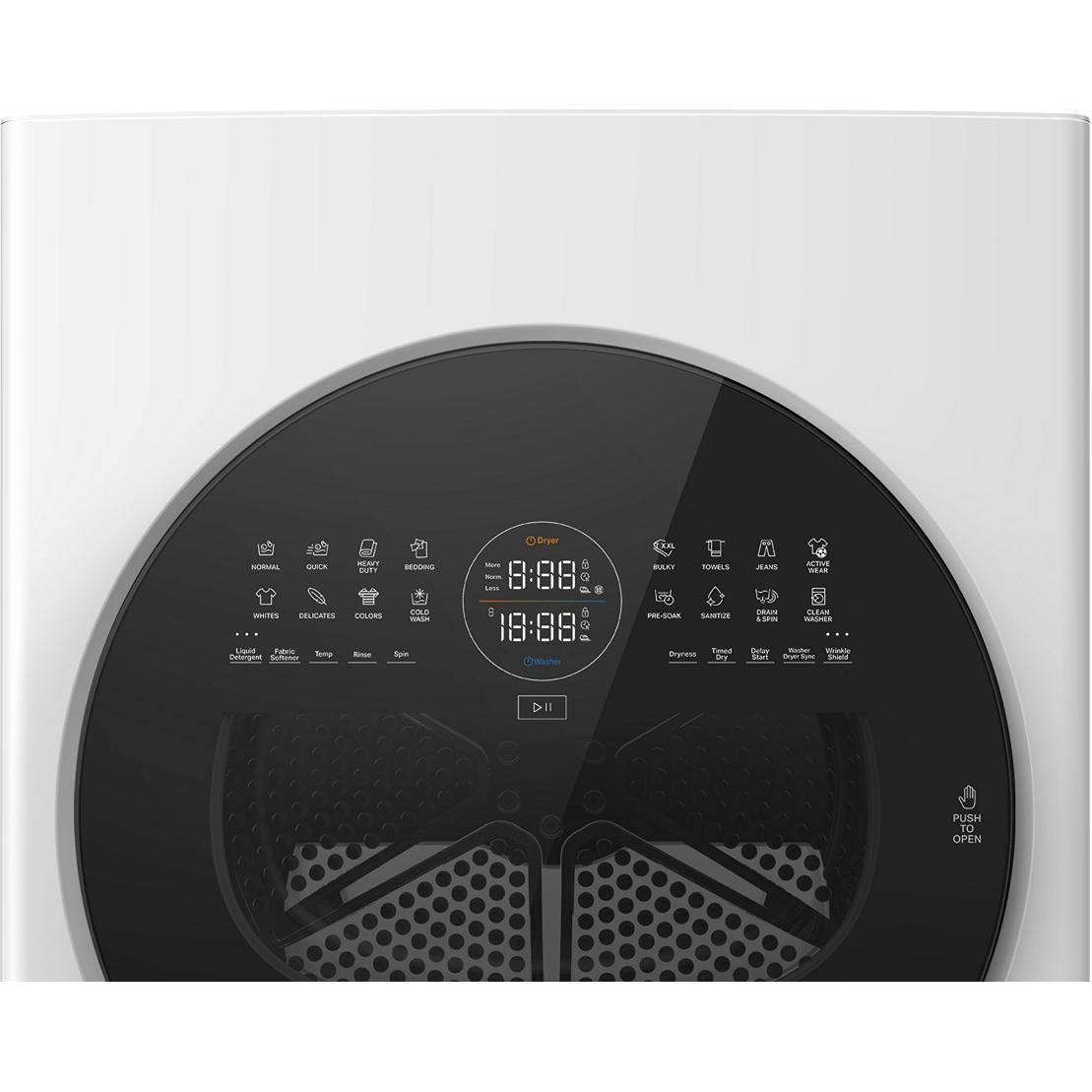  Whirlpool 24-in Compact ENERGY STAR® Certified Ventless Heat Pump Laundry Tower with Washer and Electric Dryer YWFH5424SW IMAGE 6